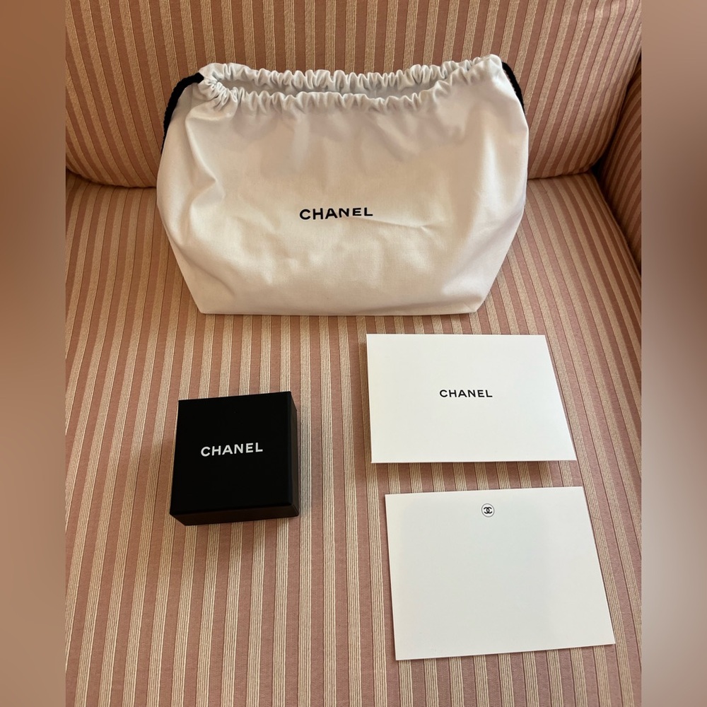 GWP CHANEL  Cosmetic Pouch, Chanel Small Box and Chanel Notecard